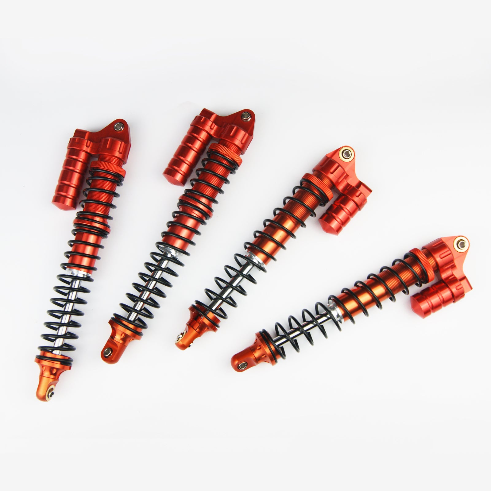 ( CN,US ) Silver Alloy front rear PIGGYBACK shock fits HPI Baja 5b 5T KingMotor 8mm shaft