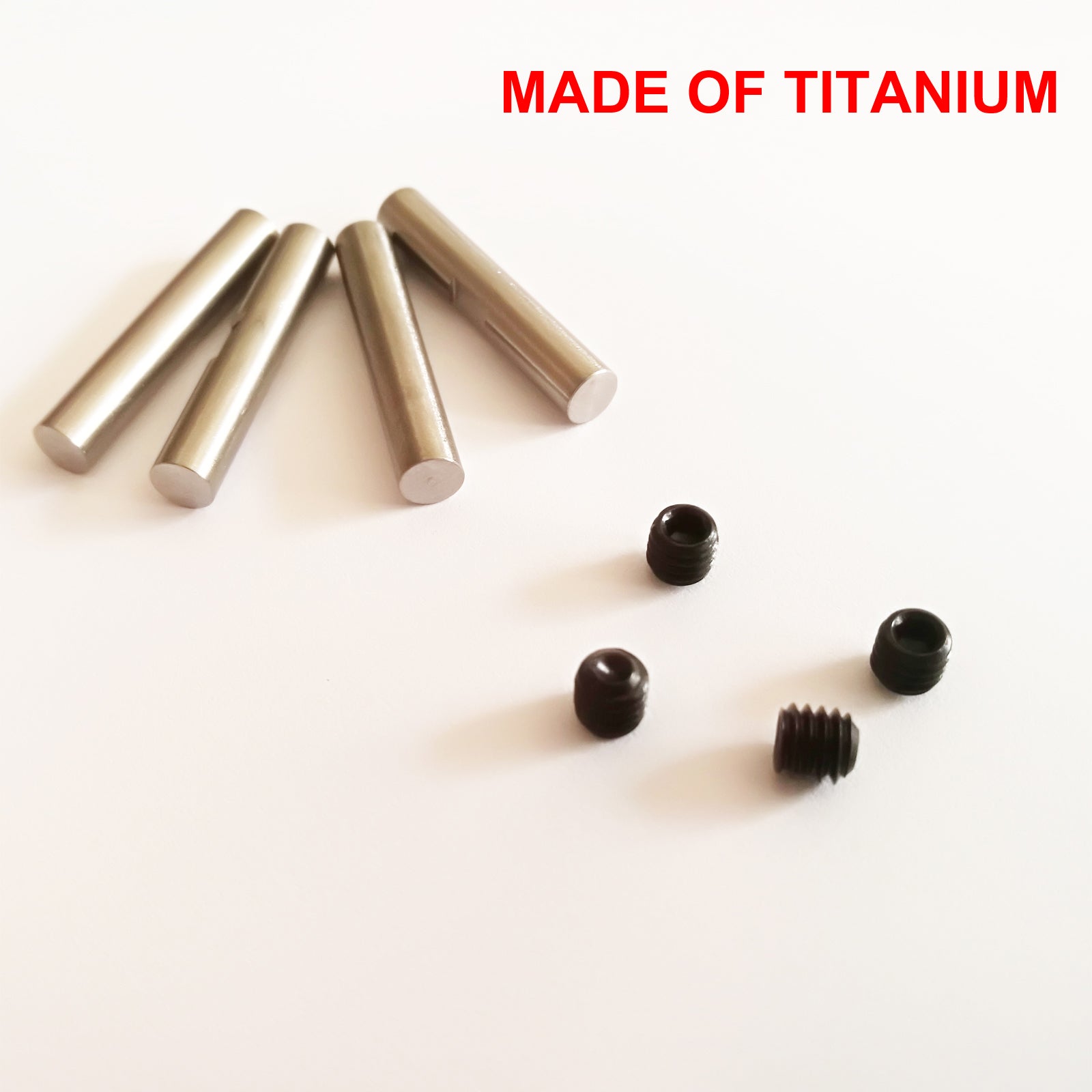 ( CN,US ) Titanium steel dog bone pins set for hpi rovan km baja 5b 5t 5sc