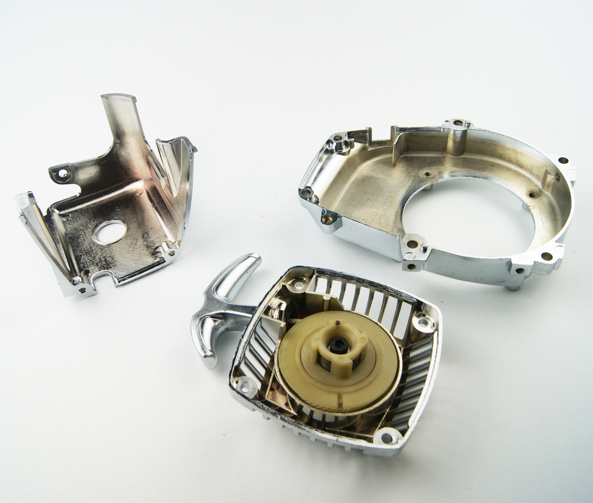 Motor Chrome Cover Fits 32cc - 36cc Zenoah ROVAN for HPI Baja Losi Parts