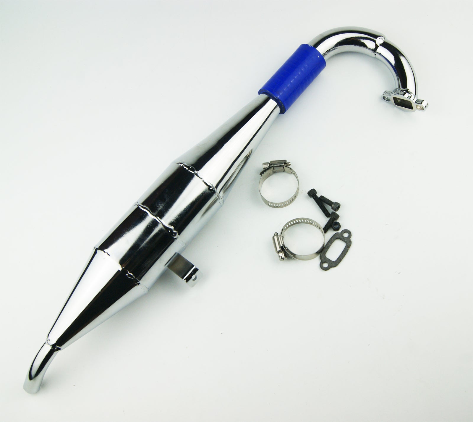 ( CN,US ) New Steel silence exhaust for hpi baja 5b (silence and stronger power)