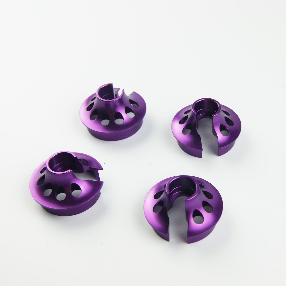 Purple Aluminium lower shock spring retainer for losi 5IVE-T rovan LT KM X2