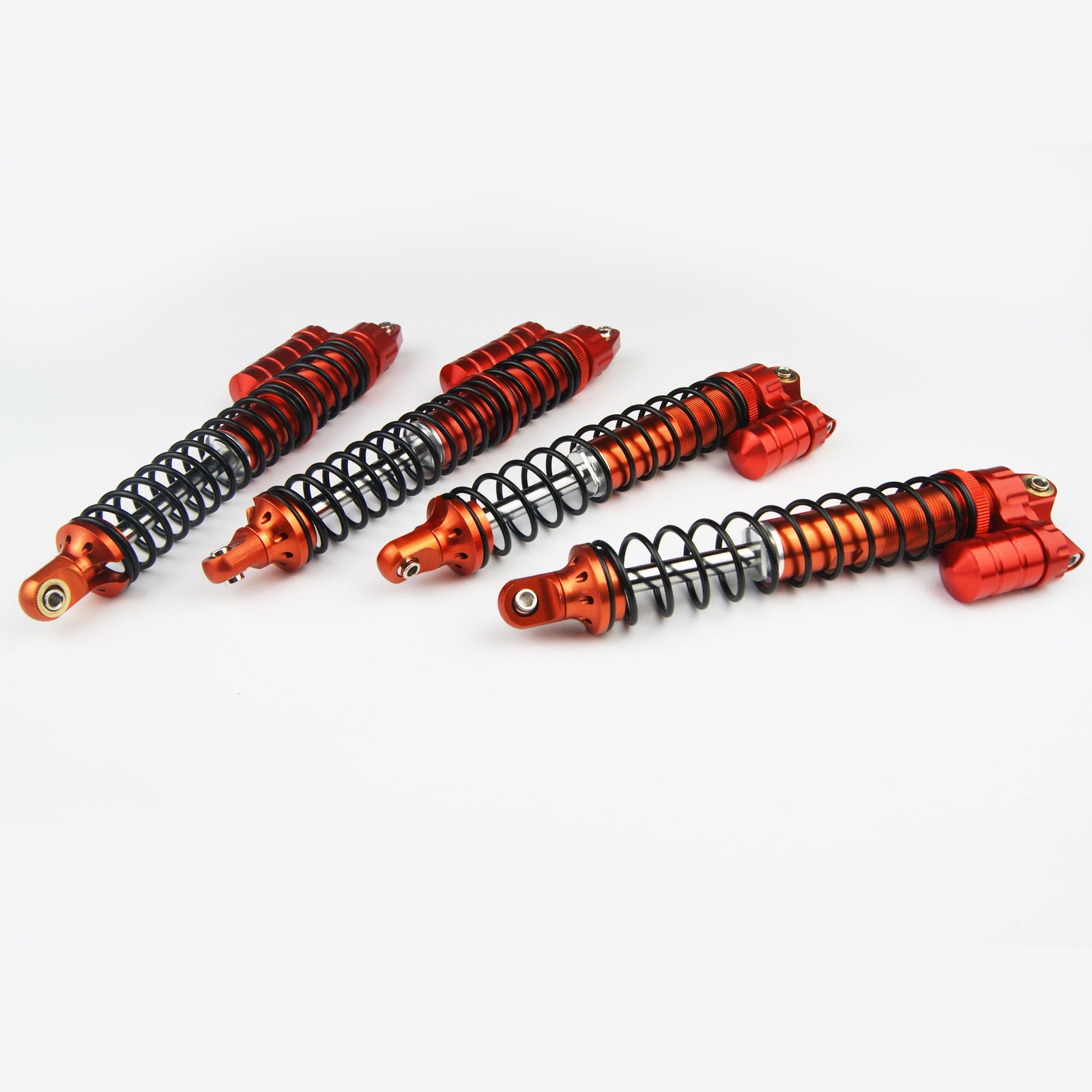 ( CN,US ) Silver Alloy front rear PIGGYBACK shock fits HPI Baja 5b 5T KingMotor 8mm shaft