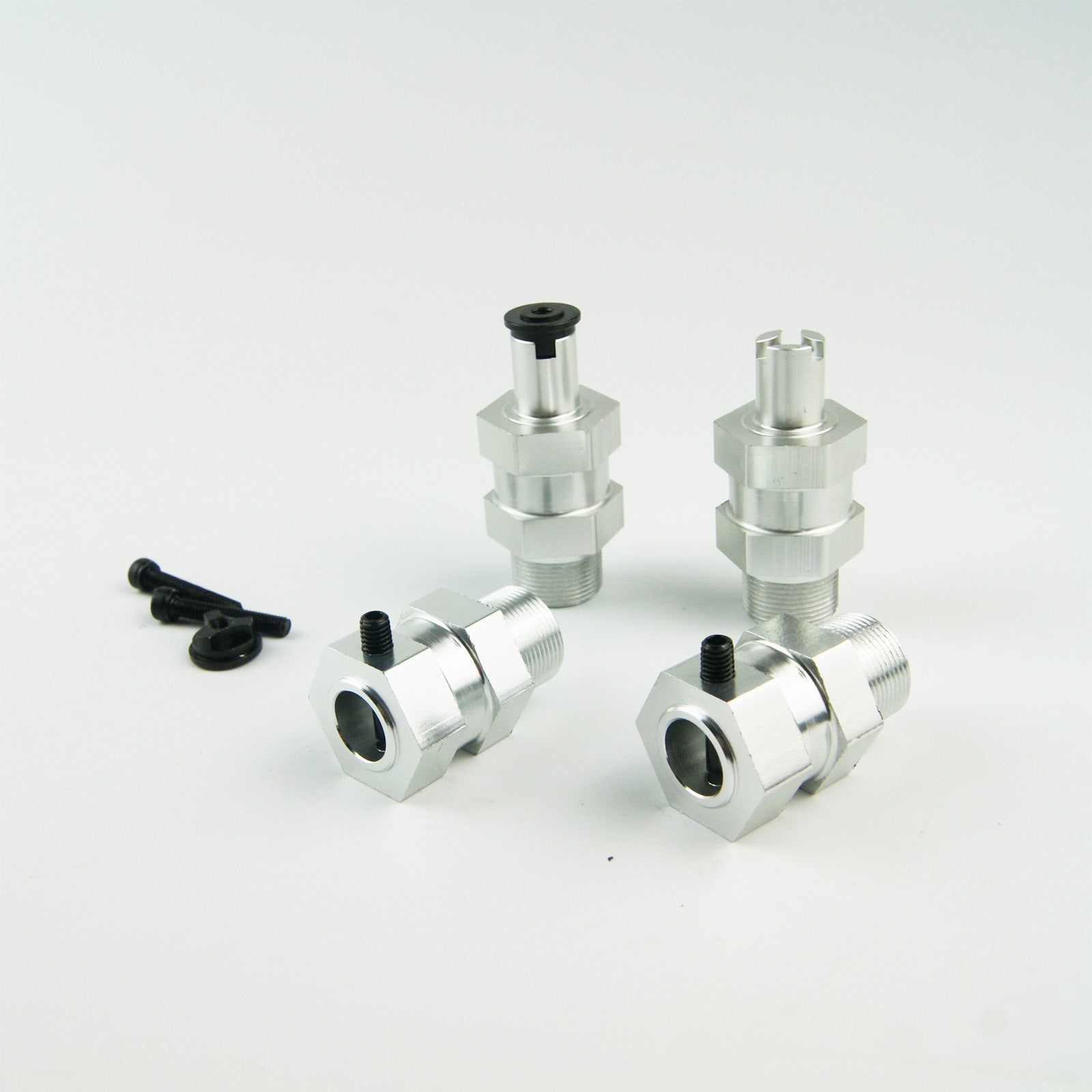 ( CN,US ) Clipless wheel adaptor extender with screws fit hpi rovan km baja 5b 5t 5sc