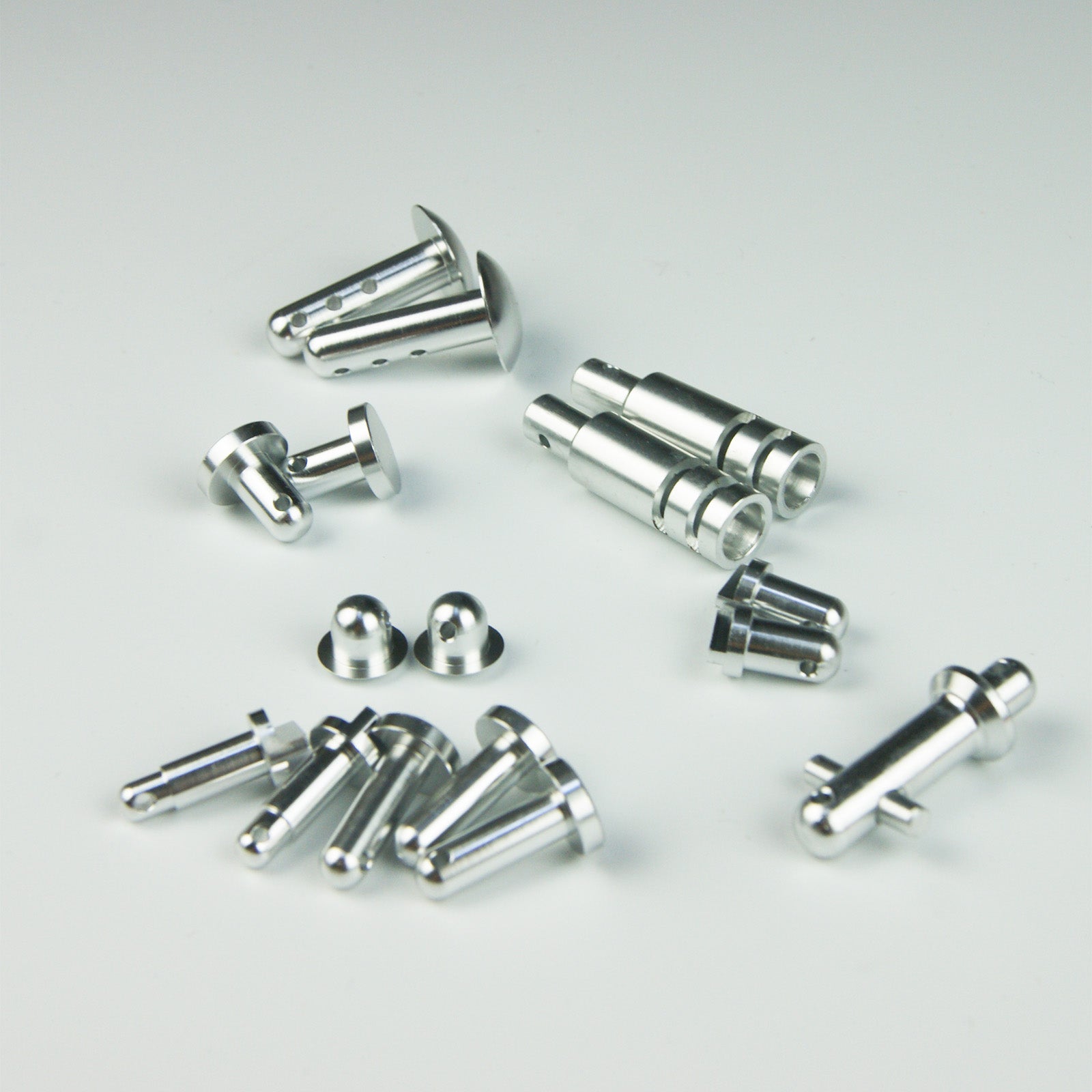 ( CN,US ) Siver Body pin radio box gear cover wing pins for HPI Rovan Kingmotor baja 5b 5t