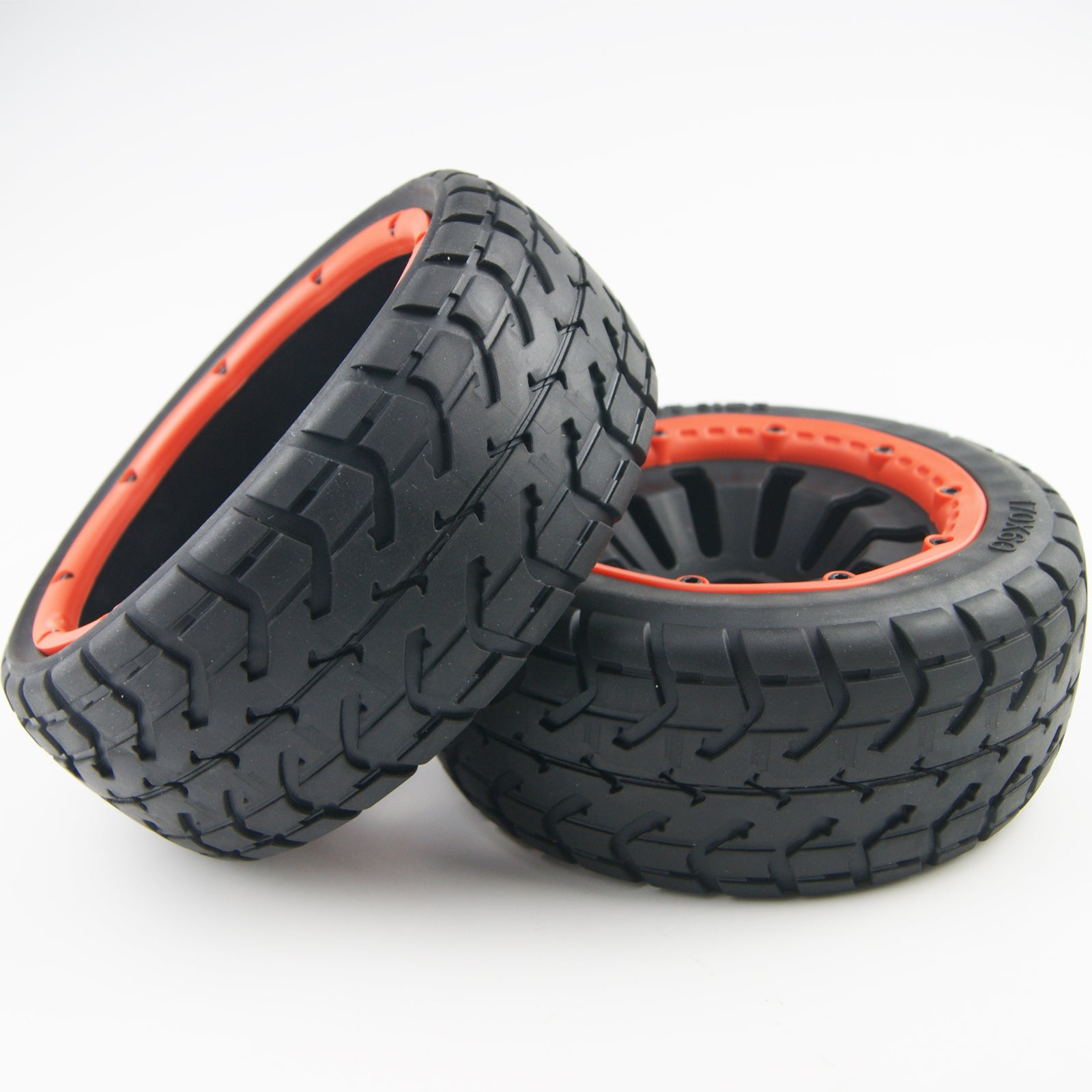 ( CN, US ) Upgrade Front rear wheel tyre set (Metal Hex wheel, PU foam, belted tire) 170mm x 80mm 60mm